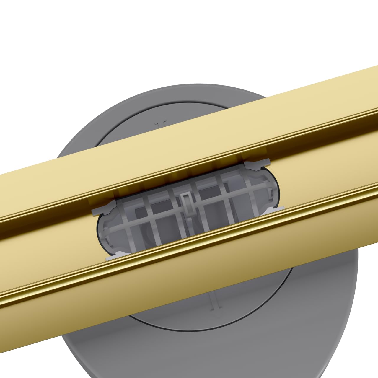 AQUAUNO - Canaleta de ducha de acero inoxidable (90 cm, extra estrecha, alta capacidad de drenaje (49 l/min), con sifón giratorio de 360°, superplano (57 mm), juego completo para duchas en el baño