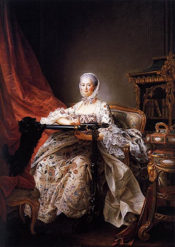 Tableaux Graffiti Art Mural Madame De Pompadour 60x90cm