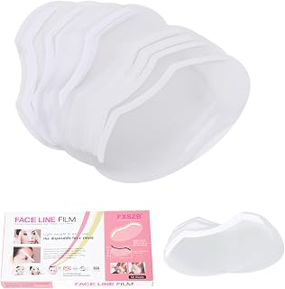 ElegGlo 50 Pcs Microblading Shower Face Shields Visors, Disposable Face Shields Masks Makeup Eye Shield for Hairspray Salon Supplies and Eyelash Extensions Eye Eyelid Surgery Aftercare