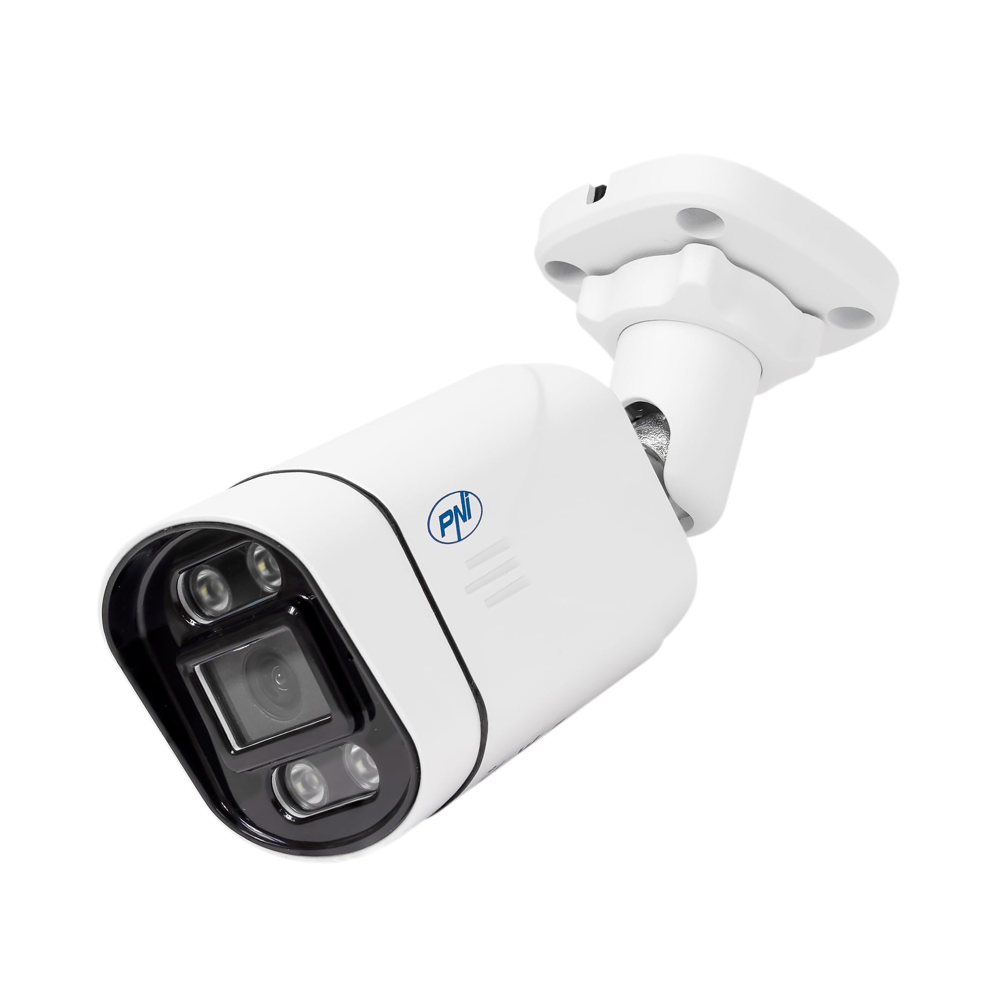 PNI House Kit de Videovigilancia IPMAX PoE 5 - NVR Con 4 Puertos PoE y 4 Cámaras IP de 5MP, 1920p - Aplicación XMEye Para Teléfonos Inteligentes y CMS General Para Windows Ⓡ - Clasificación IP66