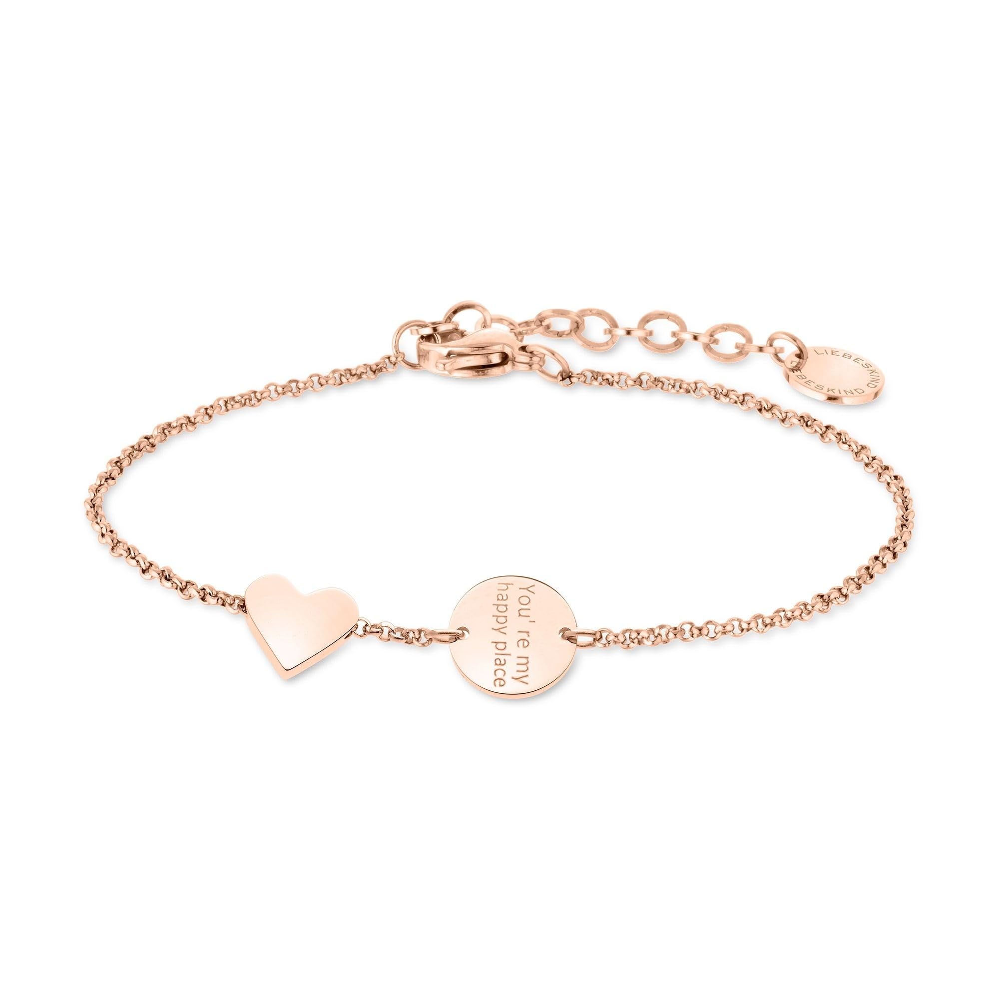 Liebeskind Berlin Ladies Bracelet LJ-1762-B-20 in Stainless Steel IP Rose Gold