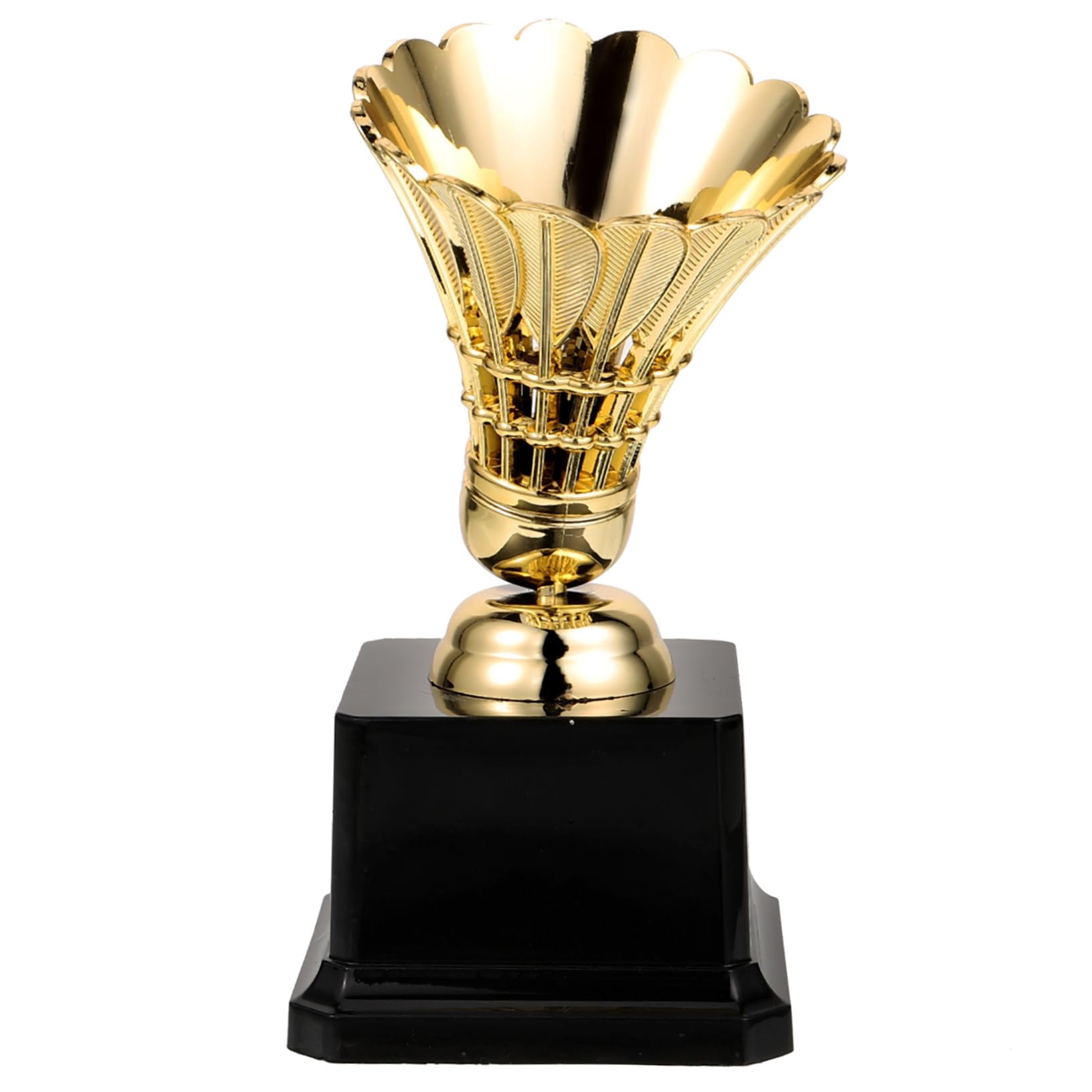 Happyyami Creative Badminton Trophy Model for Boys and Girls Unique Kindergarten Competition Award Figurine Base for Nameplate Celebrates Honor and Achievement