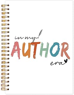 Author Gifts Spiral Notebooks, Writers Gifts for Authors Journal Notebook, Writer Gift for Women Men, Notebook for Writers, in My Author Era Journals for Writing, 5.5x8.3 Inch