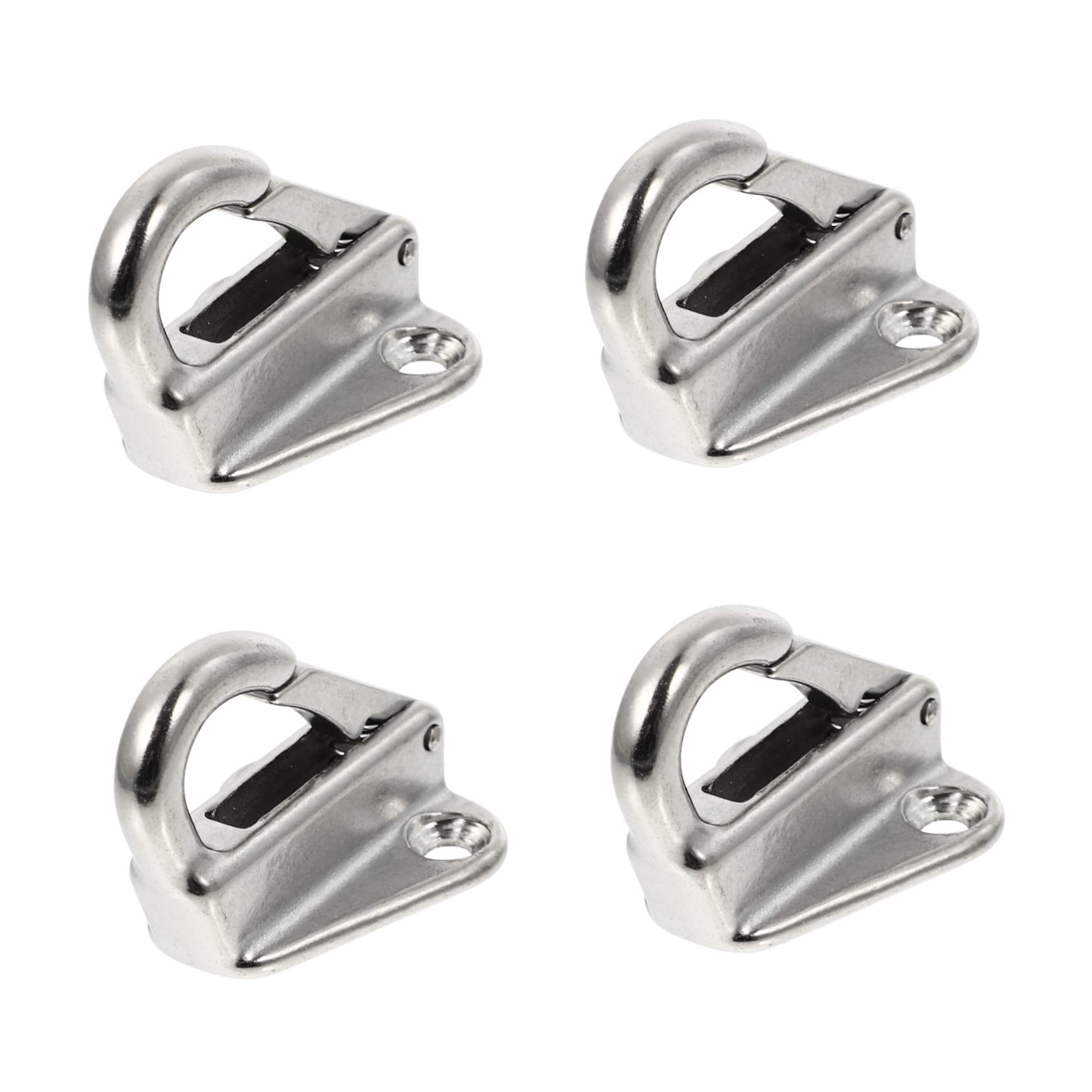 Toddmomy Stainless Steel Boat Hooks 4 Pack Accessories Yacht Fittings Durable for Pontoon