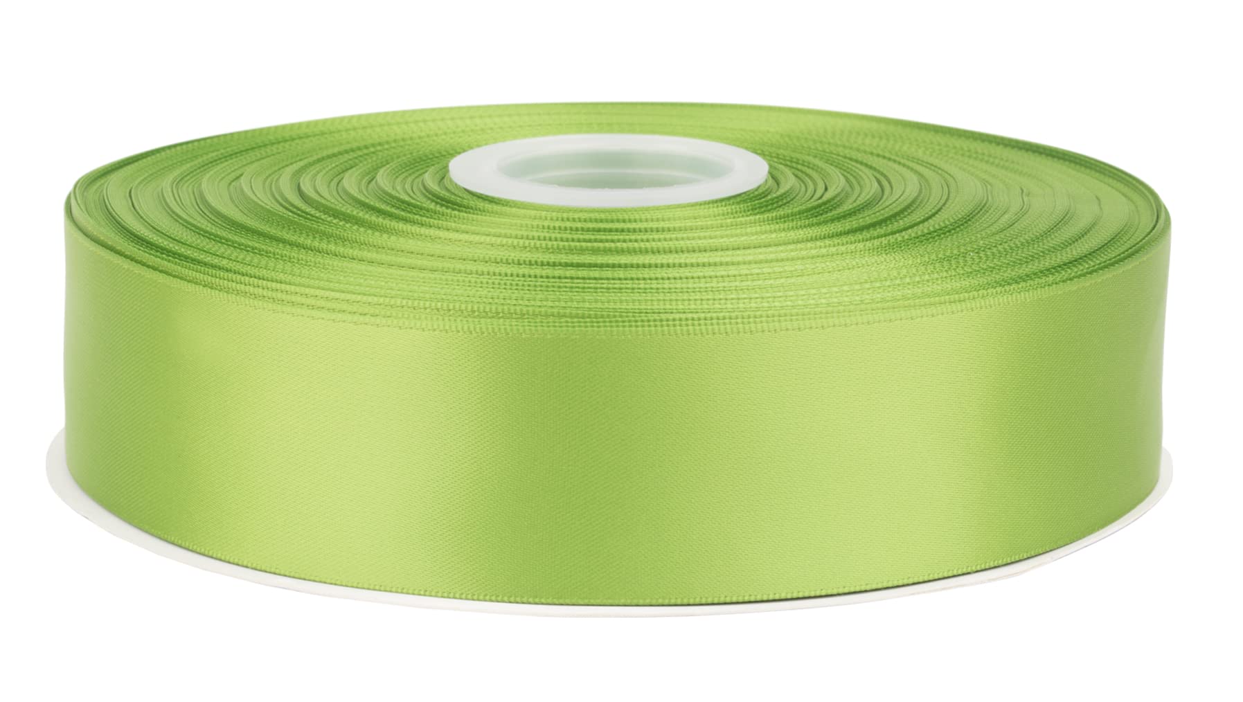 Fondersy 91 Meters Kiwi Double Faced Satin Ribbon - 38mm Width for Wedding Gift Wrapping, Floral Arrangement and Crafts