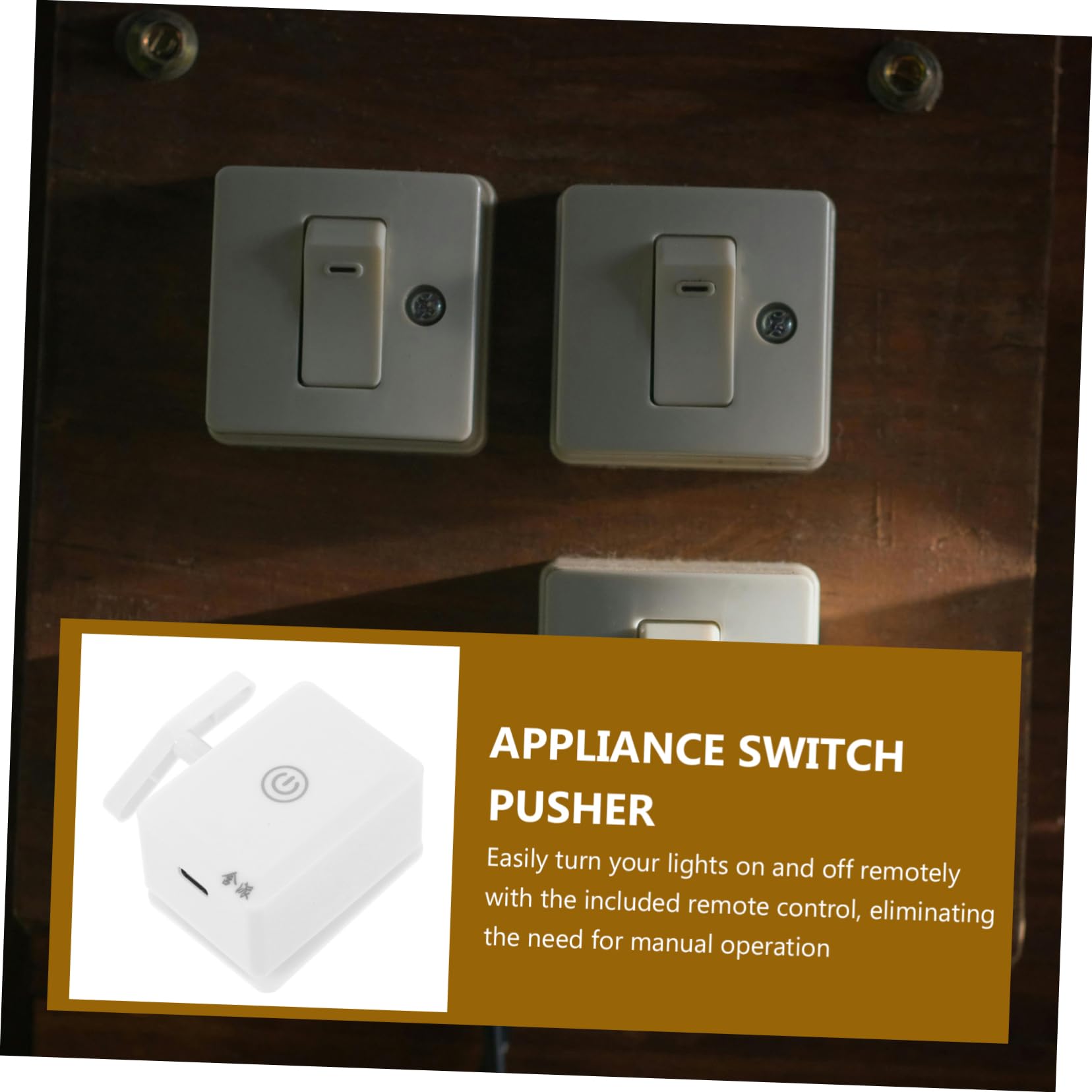 SHINEOFI Interruptor Inalámbrico 12v para Lámparas, Control Remoto Inalámbrico sin Cables, 2 Juegos, Abs Blanco, Adecuado para Oficinas y Sala de Estar