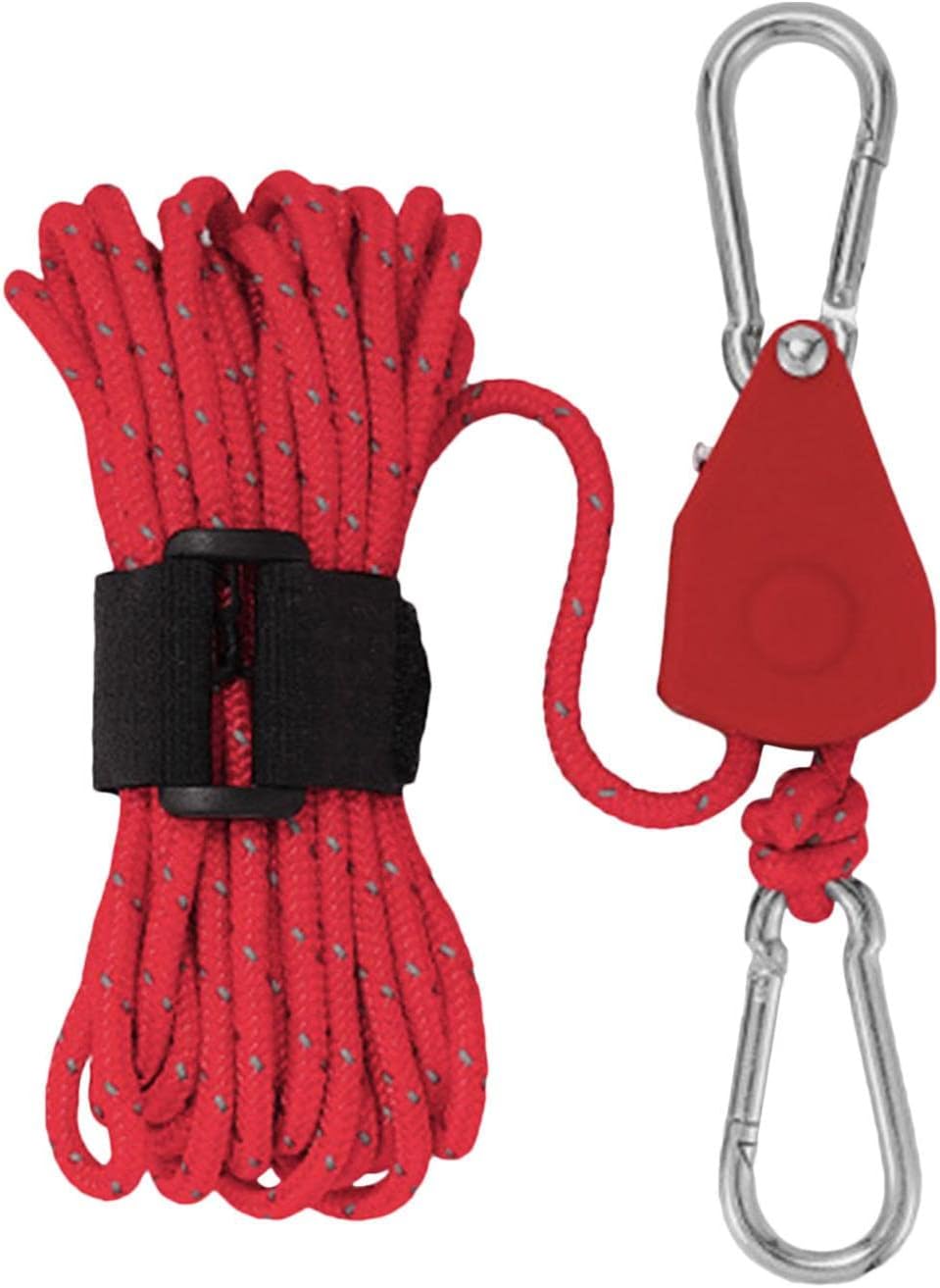 Gusengo Tent Guy Ropes Camping Cord Pulley System Reusable Tent Tie