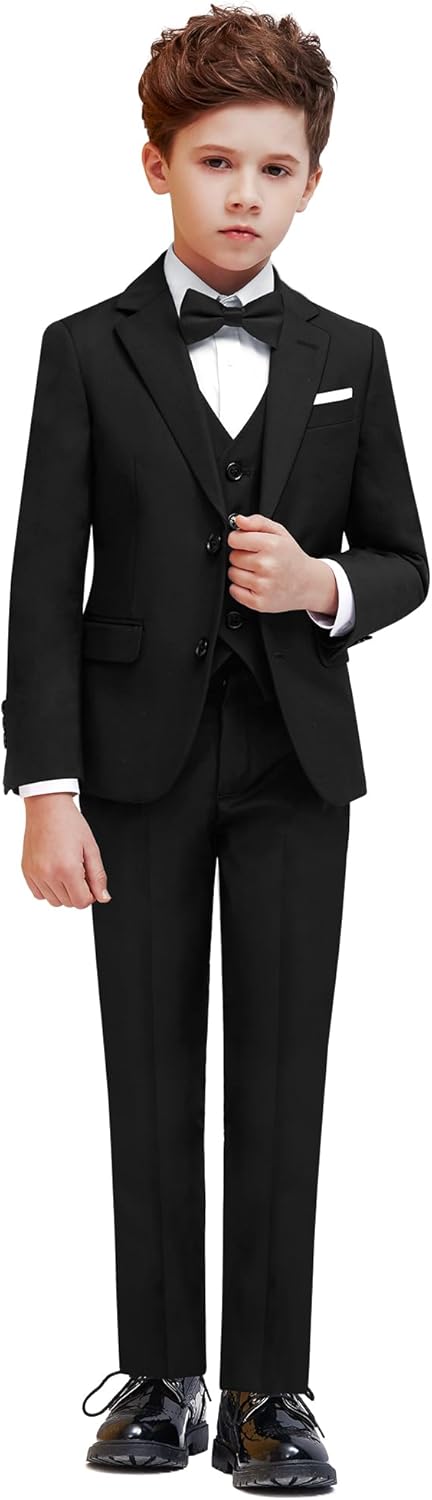 Happy Planet let’s Explore Mars Boys Suit, Ring Bearer Outfit, Slim Suits for Boys