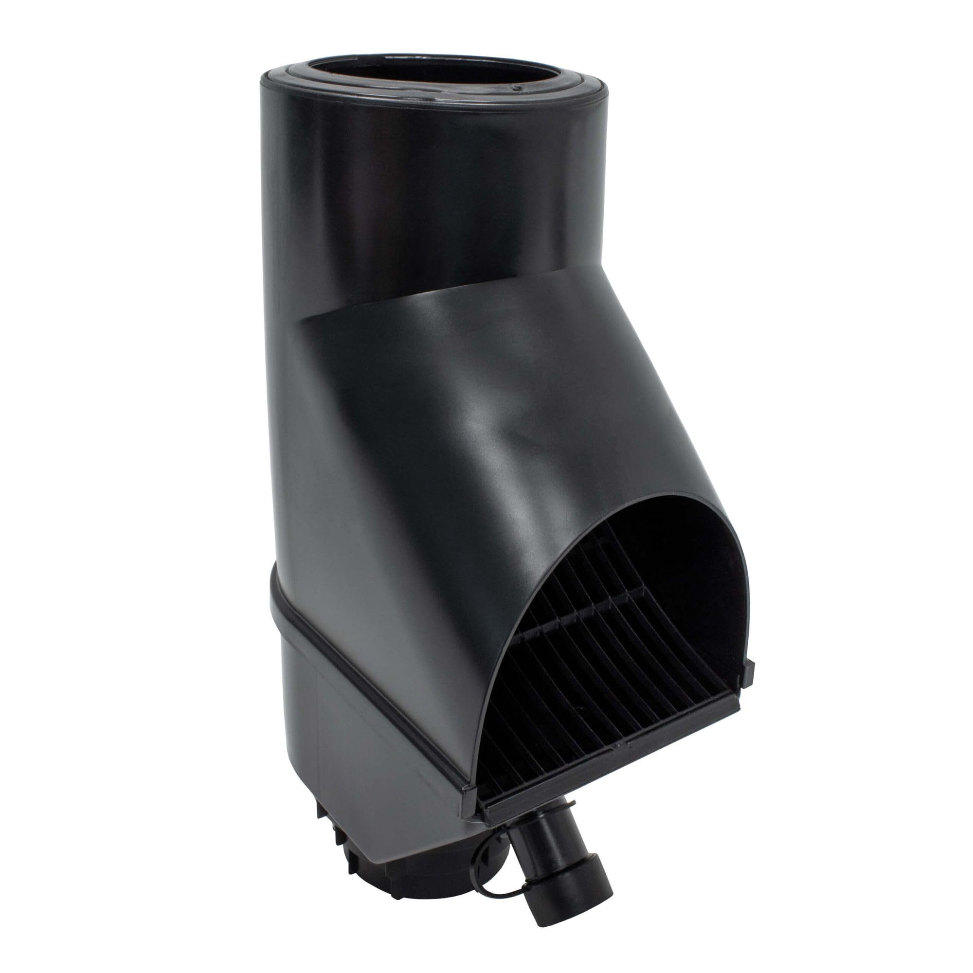 Jardinion rainwater Filter, downpipe Leaf Separator Black 30.5 x 12 x 17.5 cm Rainwater Collector for downpipe DN75, DN85, DN100