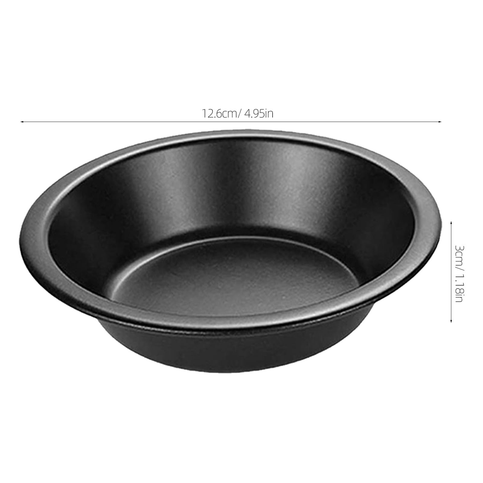OUNONA 12 moldes pequeños para pasteles: mini moldes redondos para hornear de 5 pulgadas, antiadherentes, ideales para pasteles de cumpleaños en capas. Aptos para horno, ollas y ollas a presión.