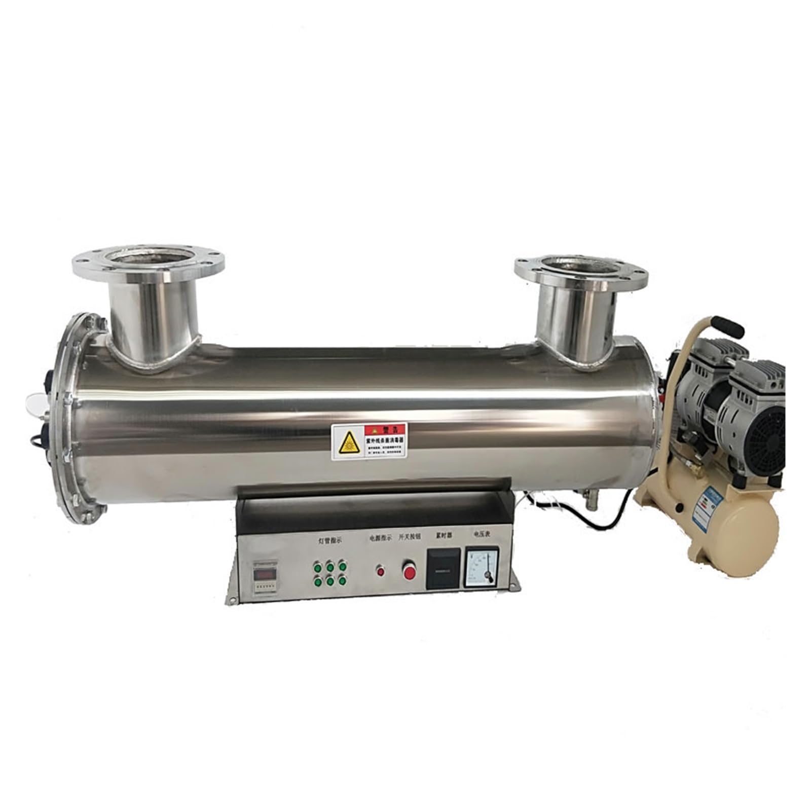 Napój System sterylizatora do uzdatniania wody UV, filtr do oczyszczania akwakultury 48gpm 160W Lampa z filtrem świetlnym(UVC-80W-1)