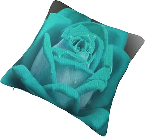 Funda de almohada con cremallera oculta de 12 x 12 pulgadas bonita almohada cuadrada de rosa almohada de lujo tamaño King