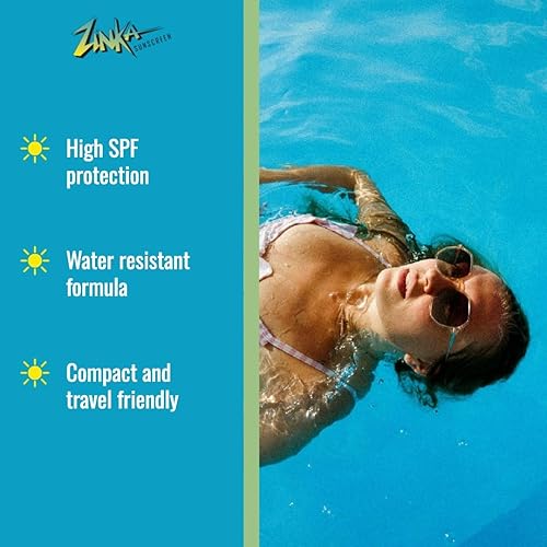 Miniatura 3 de Protector solar Zinka con óxido de zinc con factor de protección solar 50 de 0.49 oz, transparente
