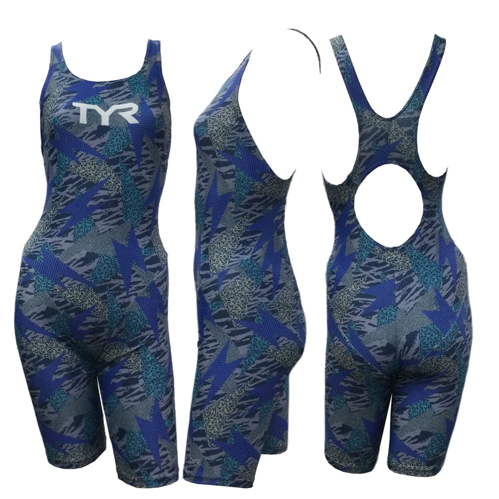 Amazon.co.jp: TYRレディース競泳タイプ水着106221-851BLU/LLサイズ