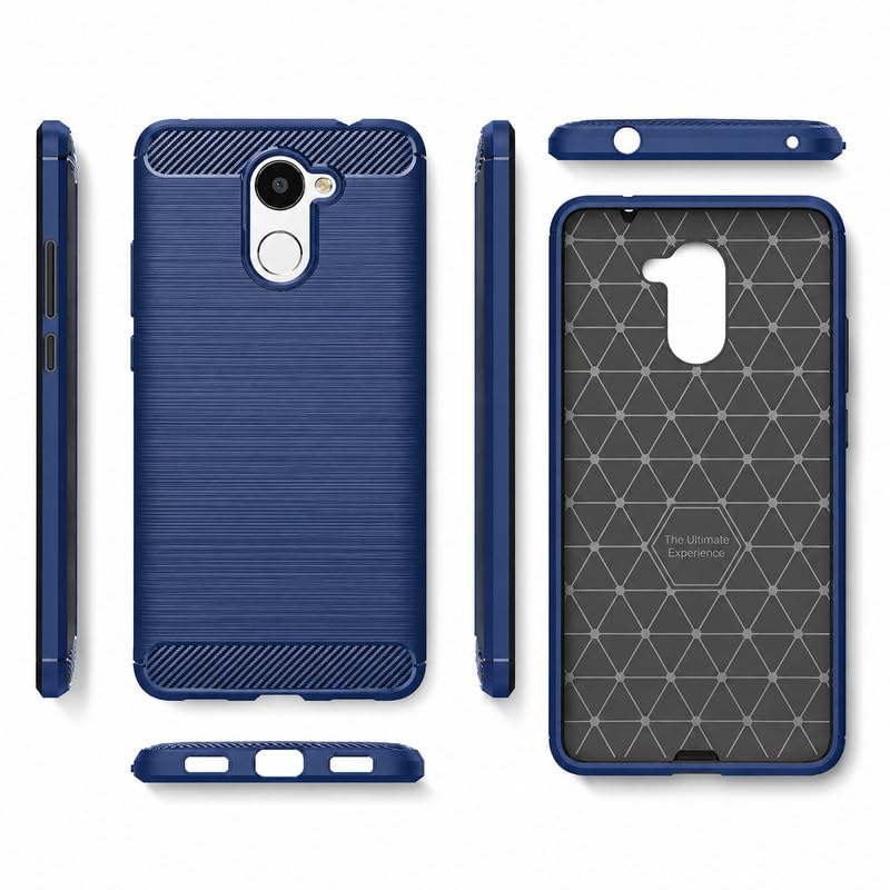 Image of Basic Case for Huawei Y7 Prime 2017 / Honor Holly 4 Plus (Carbon Fibre Blue)