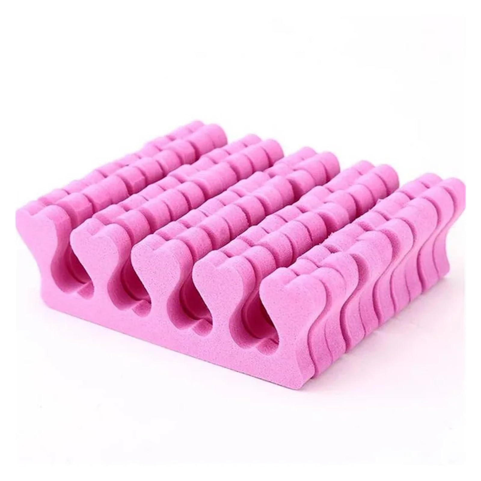 50/100 sztuk Różowe Gąbki Separatory Palców U Stóp Lakier Do Paznokci Pielęgnacja Stóp Separatory Palców Manicure Pedicure Narzędzie Do Zdobienia Paznokci Luzem(100pcs pink)