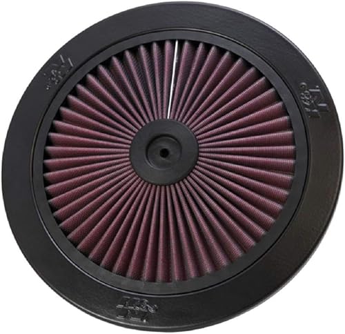 K&N X-Stream Filtro superior Alto rendimiento, Premium, Lavable, Filtro de motor de repuesto Altura del filtro 1 In, Forma Tapa Redonda, 66-1101