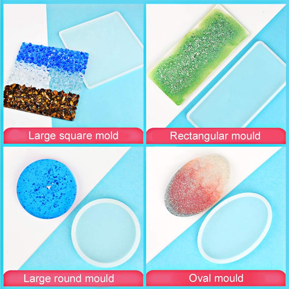 JOTOL Hars Gieten Mallen,Gietvormen voor Hars 320pcs Set,Epoxyhars