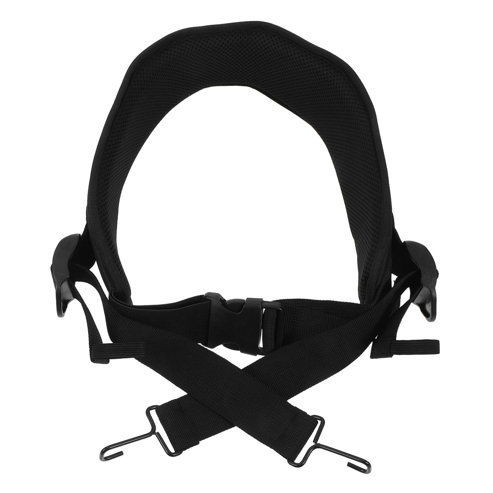 Correa de Cintura para Djembé Africano Ajustable y Resistente Gancho Metálico, Nylon Transpirable, Adecuado para Actuaciones y Tambores de Mano