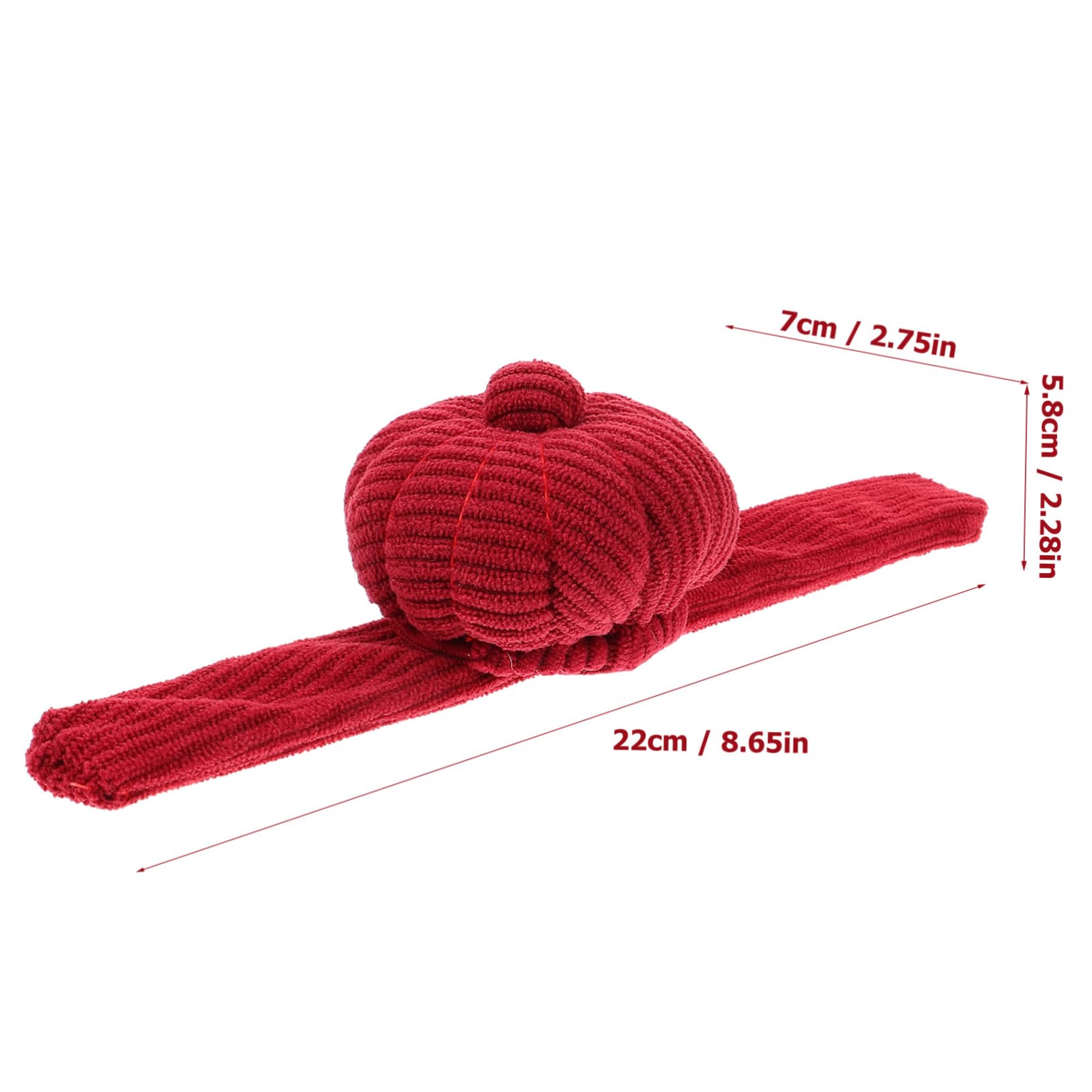 VILLCASE 5st Tasche Für Handgelenksnadeln Heimwerken Häkeln Nadel- Und Fadenset Magnet Schmuck Haken Chenille Stickfaden Tie-dye-kit Freunde Stand Binden Einfädler Nähen Rot Cord