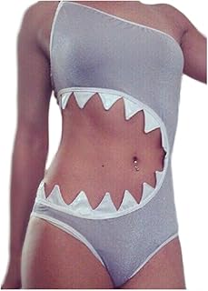 Bikini de una pieza para mujer, traje de baño sexy para piscina, playa, tiburón