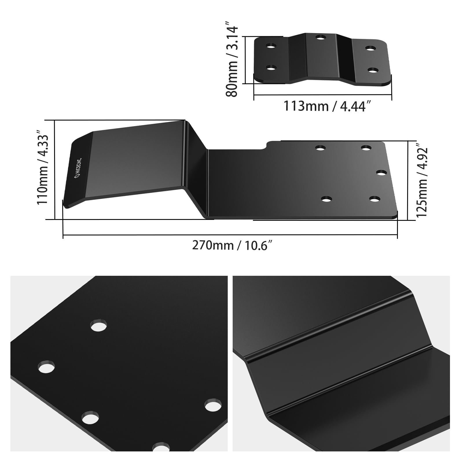NICECNC Protection de Liaison arrière Compatible with Tenere 700 /XTZ700 XTZ07 2019-2024, Voir compatibilité