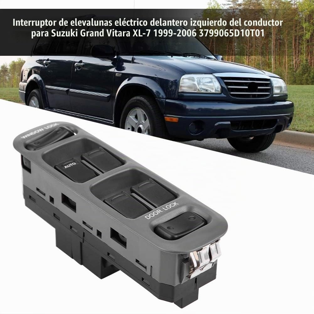 Yctze para botones elevalunas vitara maquina de vidrio grand vitara 99 Interruptor de elevalunas eléctrico, ABS Coche Frontal izquierdo Conductor Interruptor de control de elevalunas e