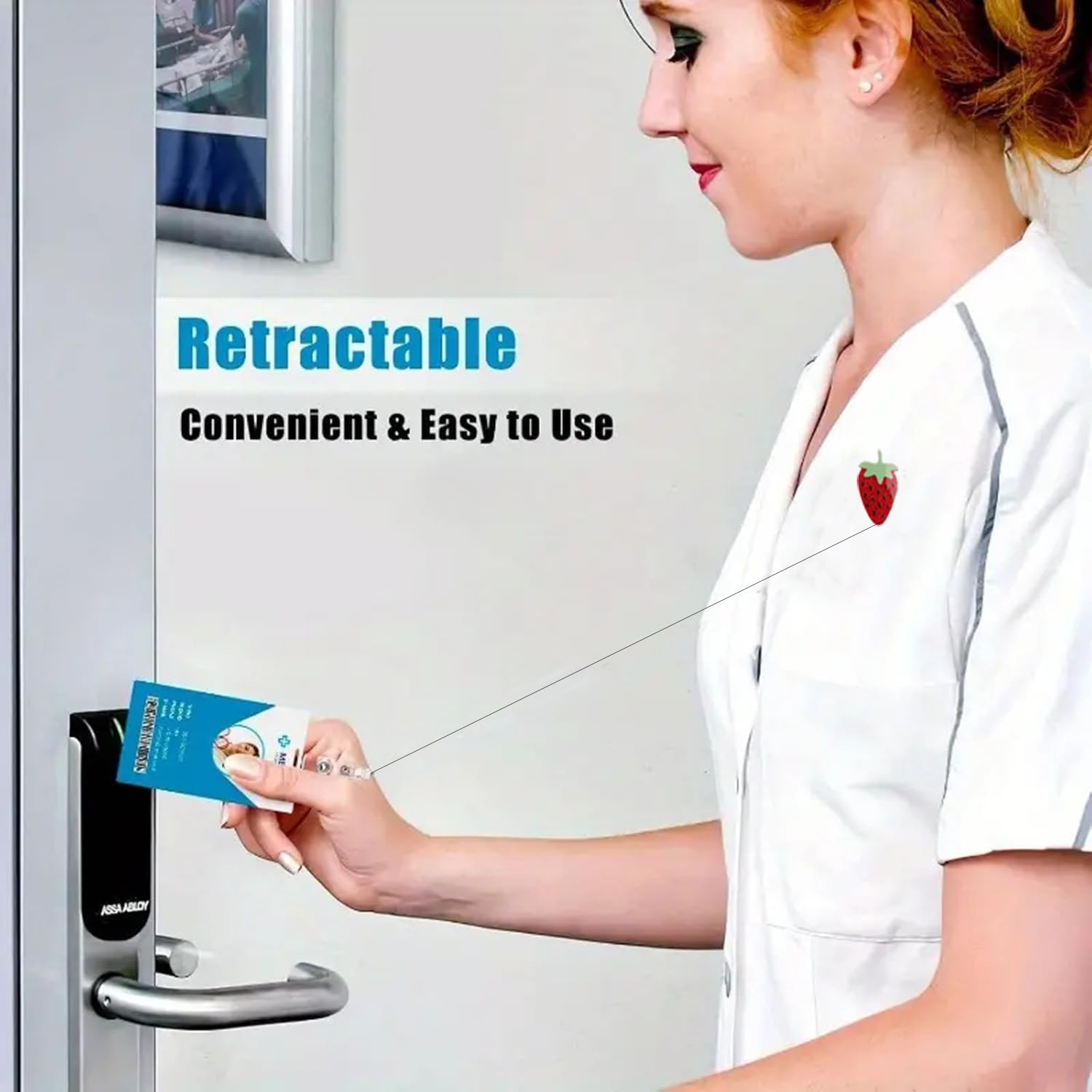 Portabadge, Portabadge Retrattile 6 Pezzi Porta Badge Porta Badge Porta Badge Infermiera Porta Badge ID Per Impiegato Medico Forniture Per Infermiere