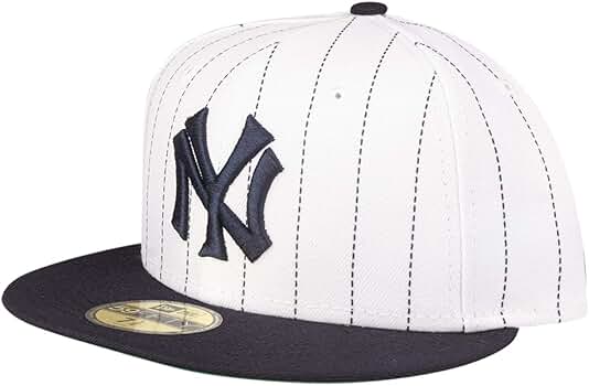 Yankees ヤンキース　90s〜00s ストライプ　キャップ Amazon | ニューエラ (New Era) 59フィフティ Fitted キャップ