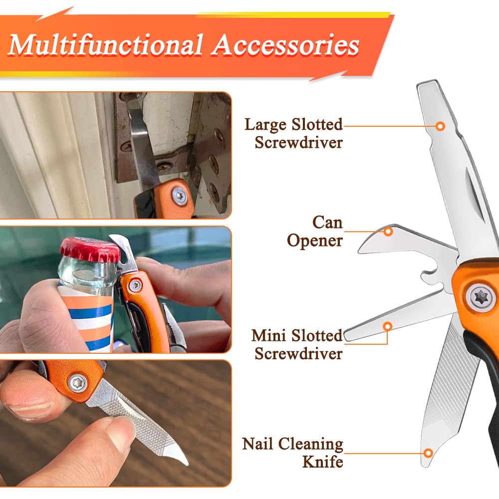 14-in-1 Multitool Pliers Portable MINI Multitool Pliers Pocket Knife Gifts for Men on Fathers Day Christmas EDC Pocket — view 5