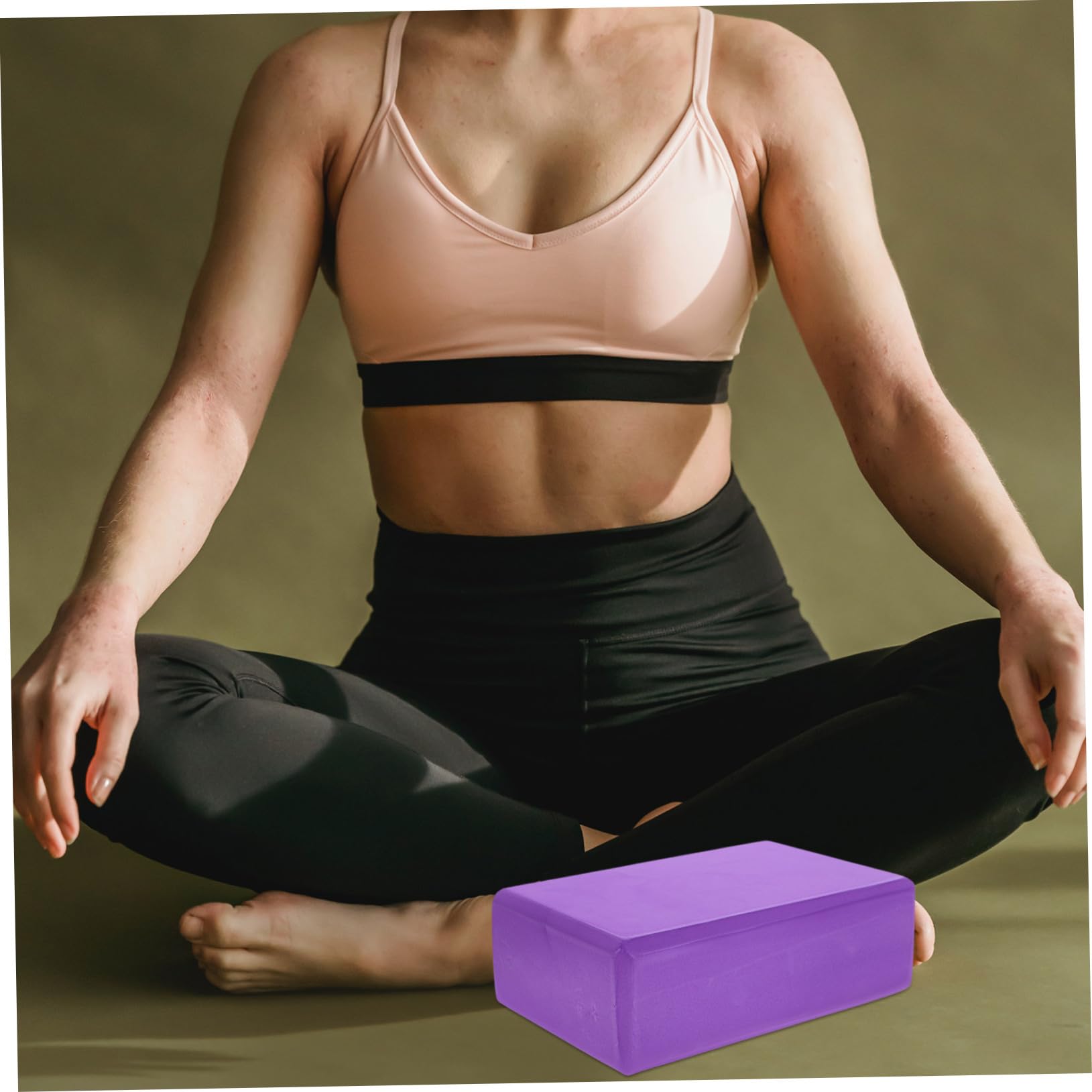TOYANDONA 3stücke Yoga-blöcke-satz Mit Gurt Schaumstoff-ziegel Und Yoga-gürtel Für Übungen Pilates Und Stretching Tragbar Für Jeden Bedarf