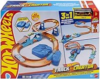 Hot Wheels Boosted Jump Speedway Track Set with Motorized Booster, Speed Snap Tracks & 1:64 Car - Epic Stunts for Kids 4+
