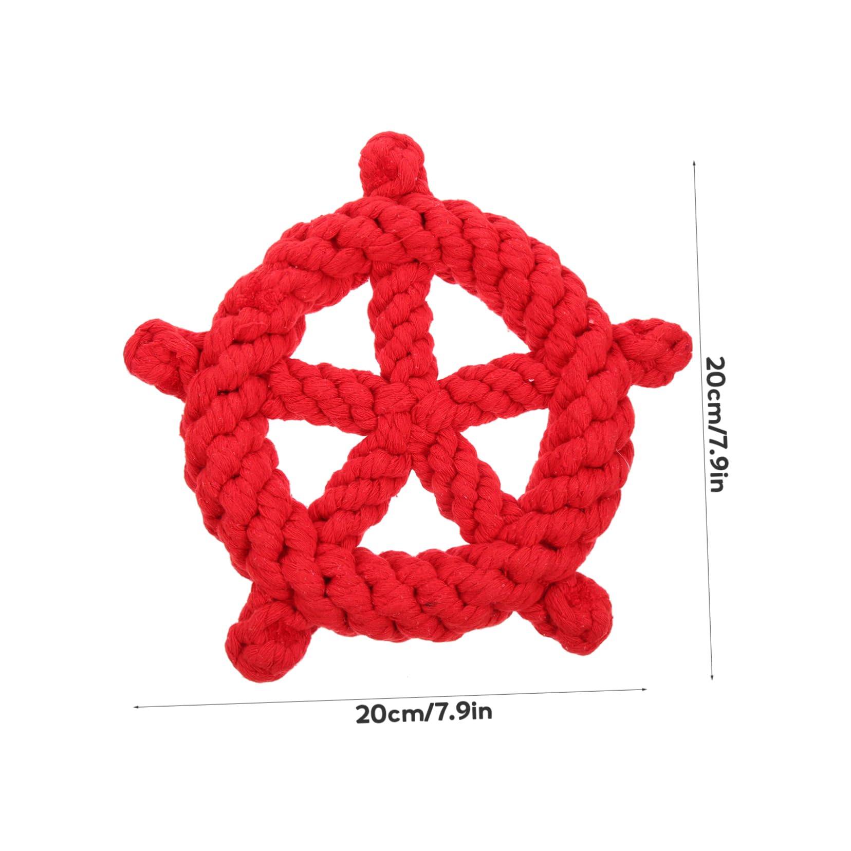 ifundom 3pcs Cleaning Rope Toy Dog Chewing Toys Rope Chew for Large Puppies Chew for Dogs Pet Care Random Color