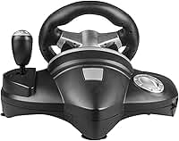NonMiFyR Volante de Corrida 270 para Jogos / PS3 PC Preto