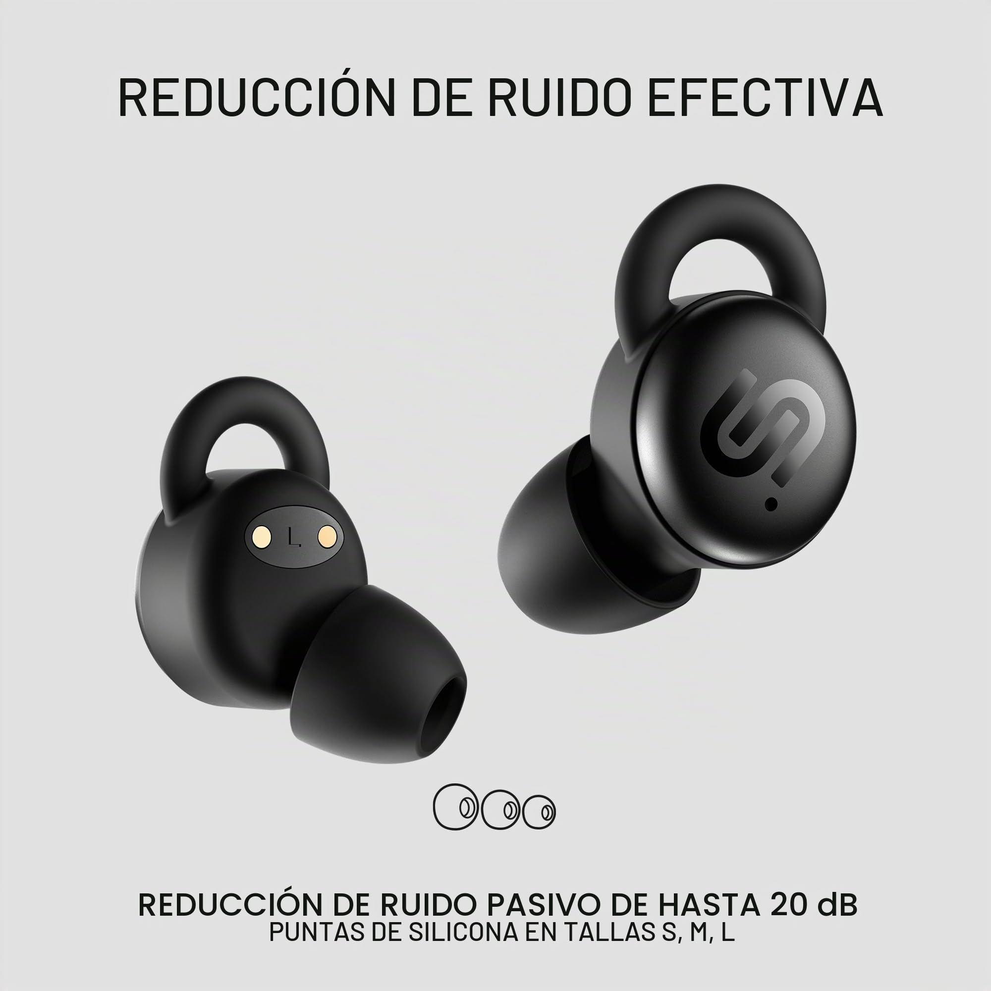 Urbanista Auriculares Inalámbricos Porto Midnight, Talla Única, Negros Medianoche