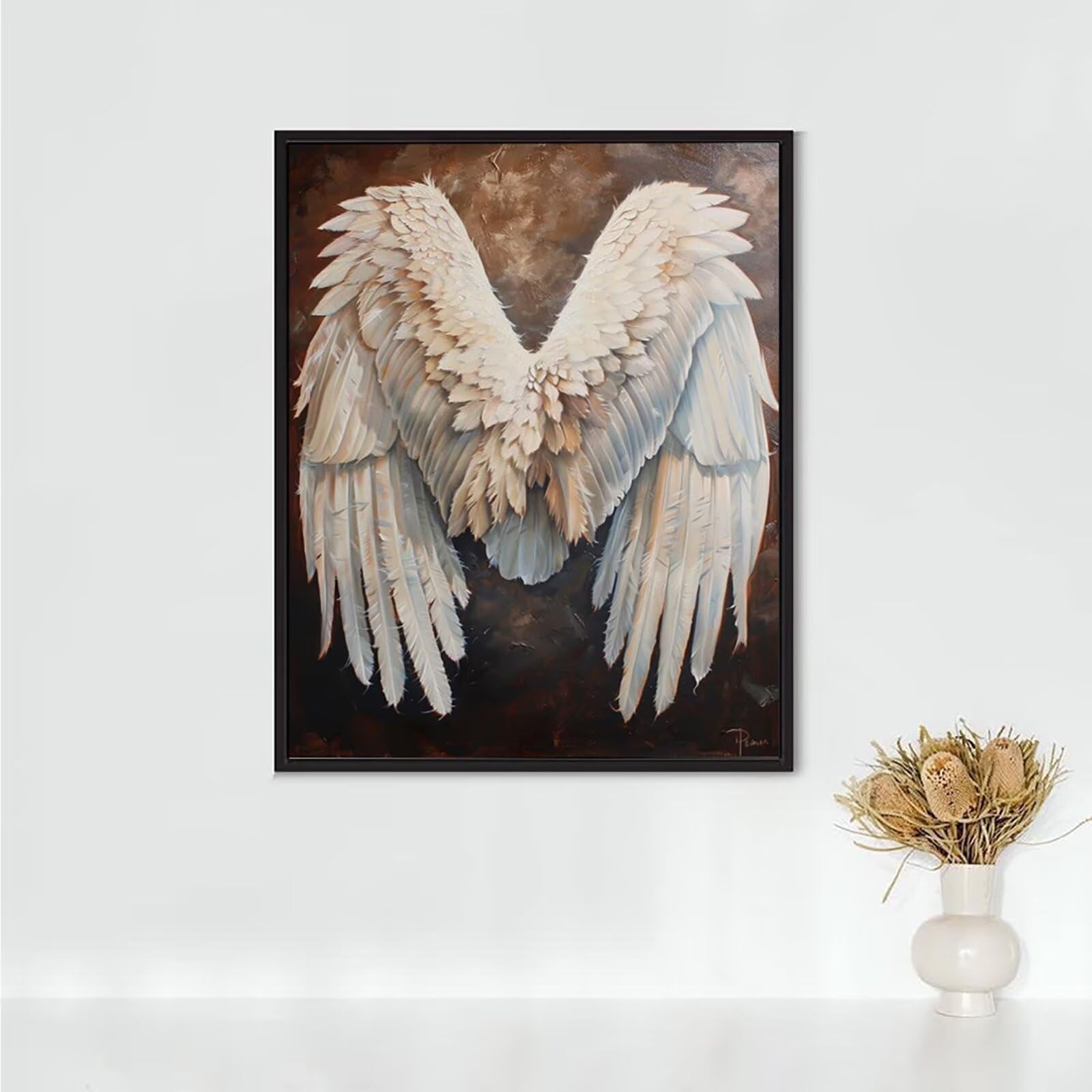 RNXAOPEN Diamond Painting Ala, Diamond Painting Erwachsene Piuma Bastelset, DIY Diamant Malerei Runder Vollbohrer Diamanten Kinder Malerei Stickerei Kreuzstich Dekoration, Geschenk 90x120 cm PJY9 1-R