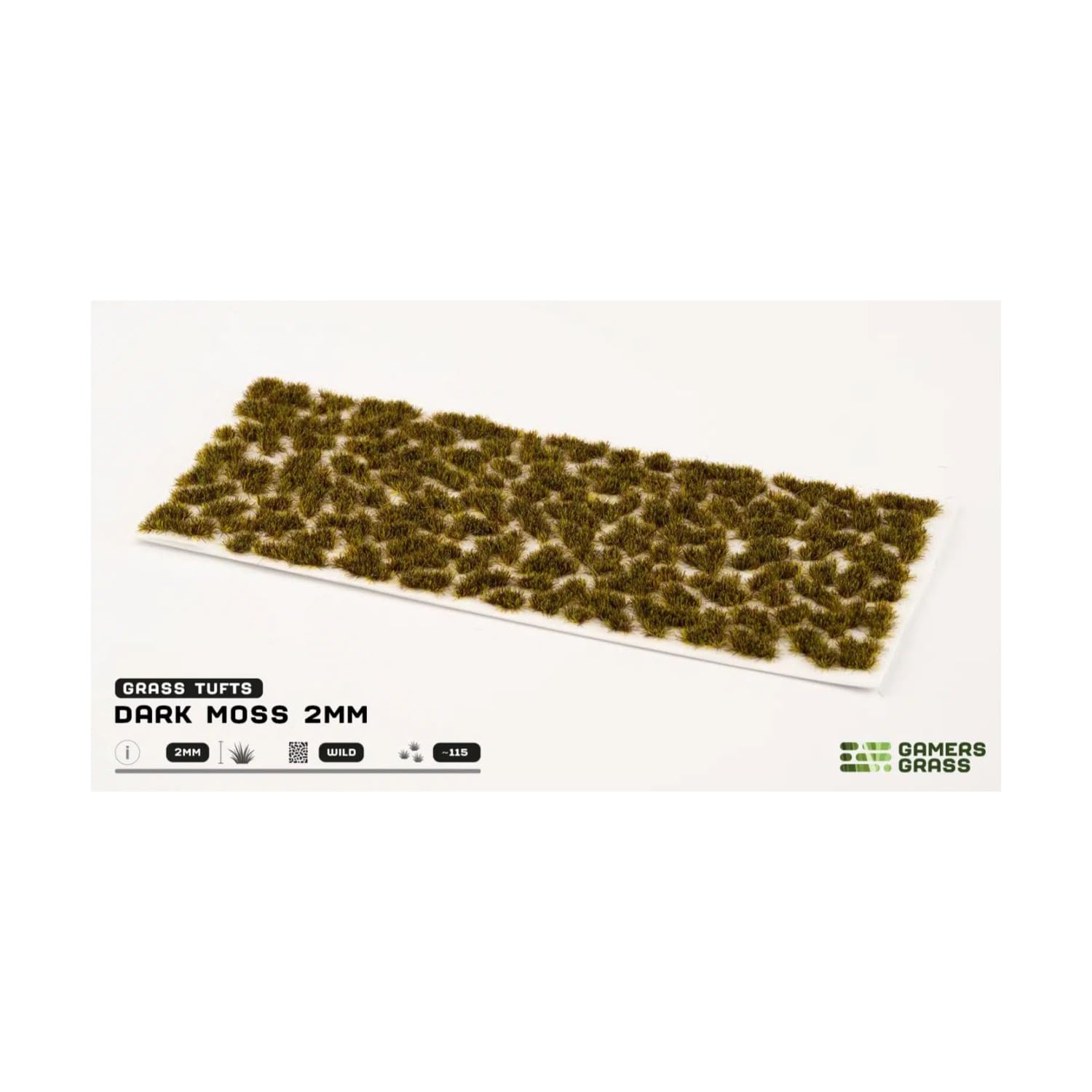Dark Moss 2mm Tufts - Gamers Grass