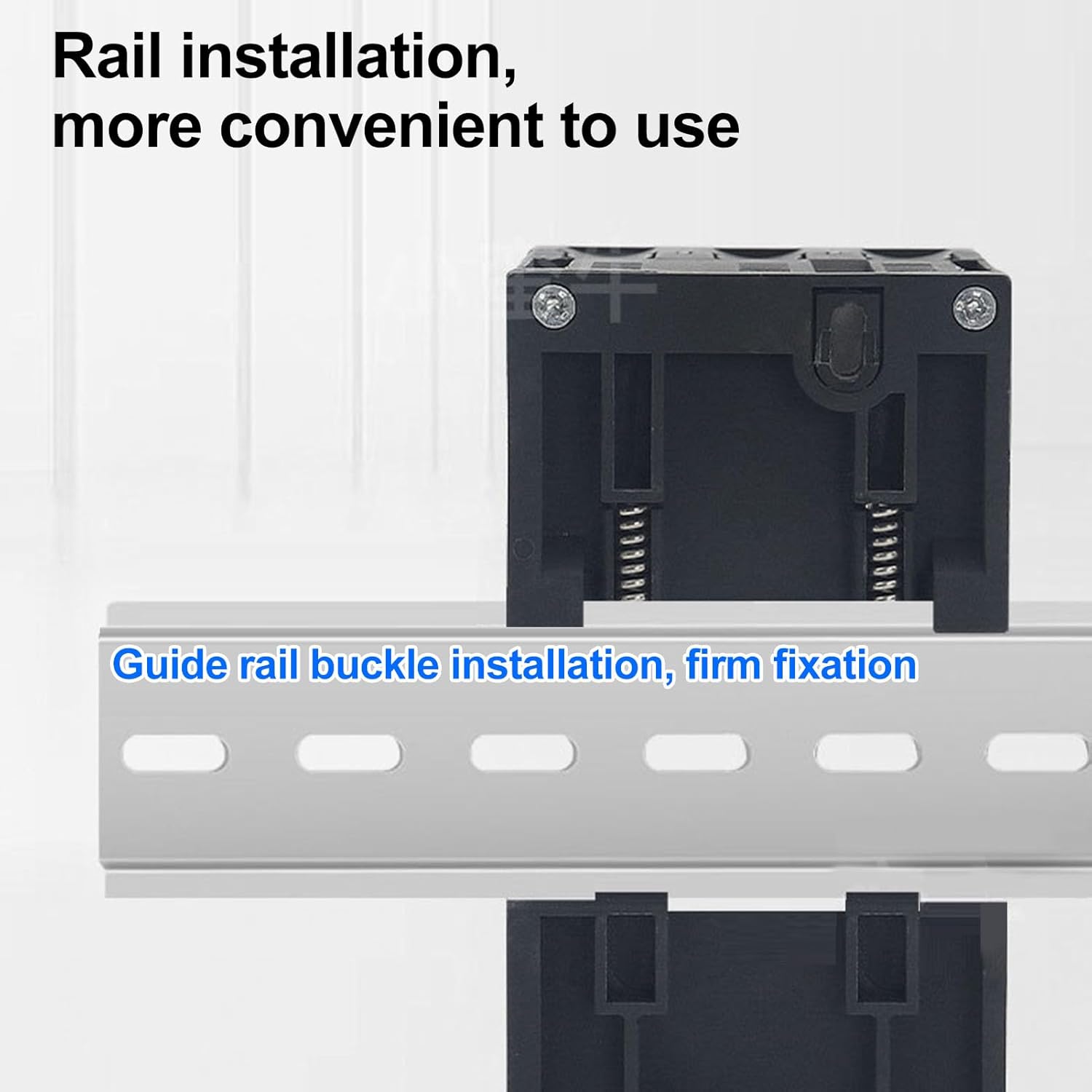 Fafeicy Motor Circuit Breaker 35mm Rail Mount Thermal Magnetic AC-3 Class for Industrial Motor Control Residential Electrical Systems