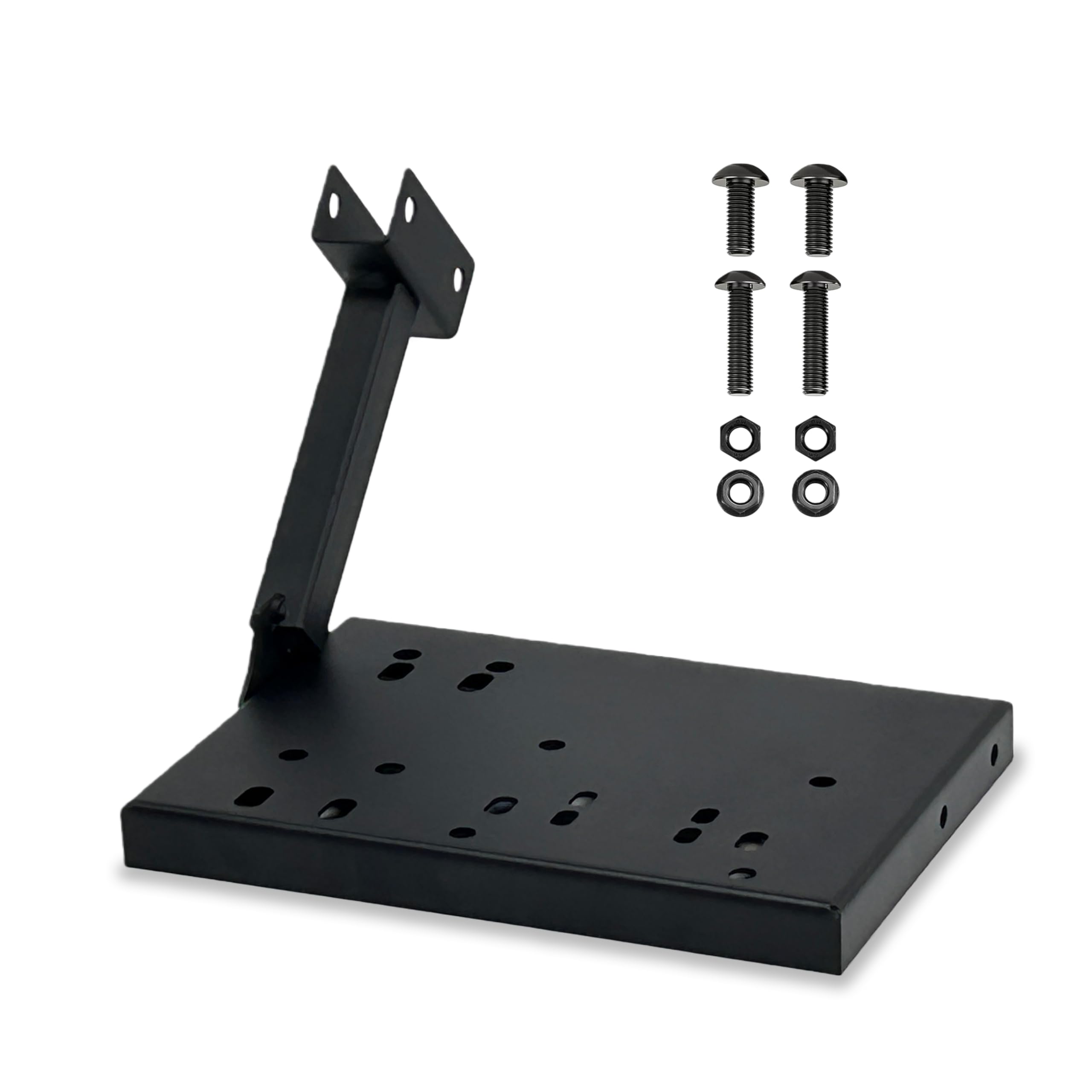 Photo 1 of LGIB Gear Shifter & Handbrake Bracket for Racing Wheel Stand - Upgraded Add Handbrake Position, Dual-Side Adjustable Compatible with Most Gaming Simulators
