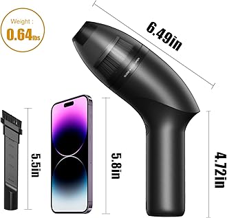 4.3Kpa Keyboard Vacuum Cleaner Mini：Handheld Computer Vacuum Cordless for Car Laptop Sewing Machine Portable Keyboard Vac USB Desk Crumbs Dust Cleaners