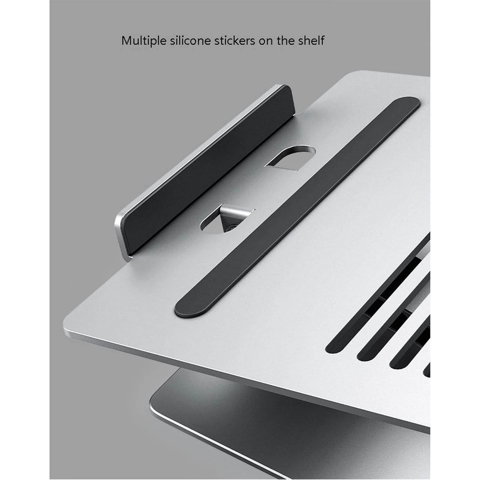 Laptop Stand Laptop Stand Desktop Wspornik przenośny pionowy regulowany składany aluminium aluminium chłodzenie baza biurowa tablet Stojak na Komputer (Color : A)