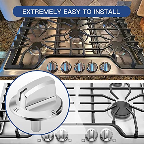 Upgraded 5304525746 Burner Stove Knob, Range Control Knob For Frigidaire Gas Cooktop, Replaces 5304504839 (5Pack) #TOP4