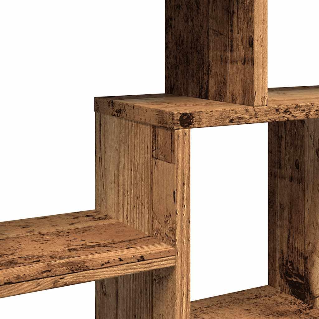 vidaXL Wandregal Altholz 85x16x52,5 cm Holzwerkstoff