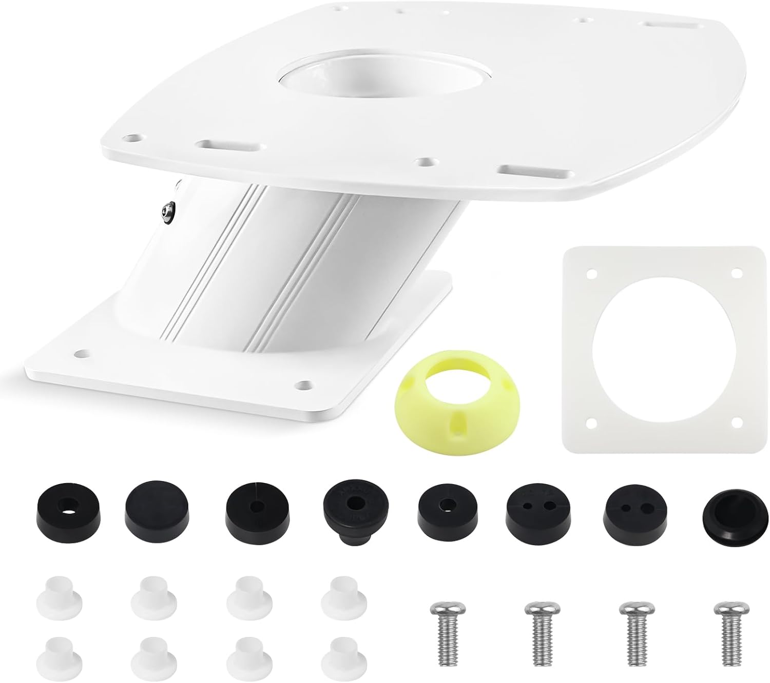 APT-F-150-01 Aluminum Radar Mount 6" Forward Leaning Compatible with Garmin Raymarine Simrad Radomes