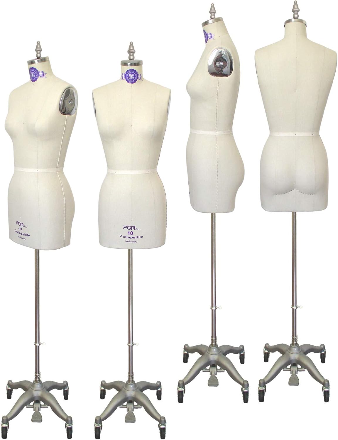 PGM Professional Dress Form Pinnable Mannequin Half Body