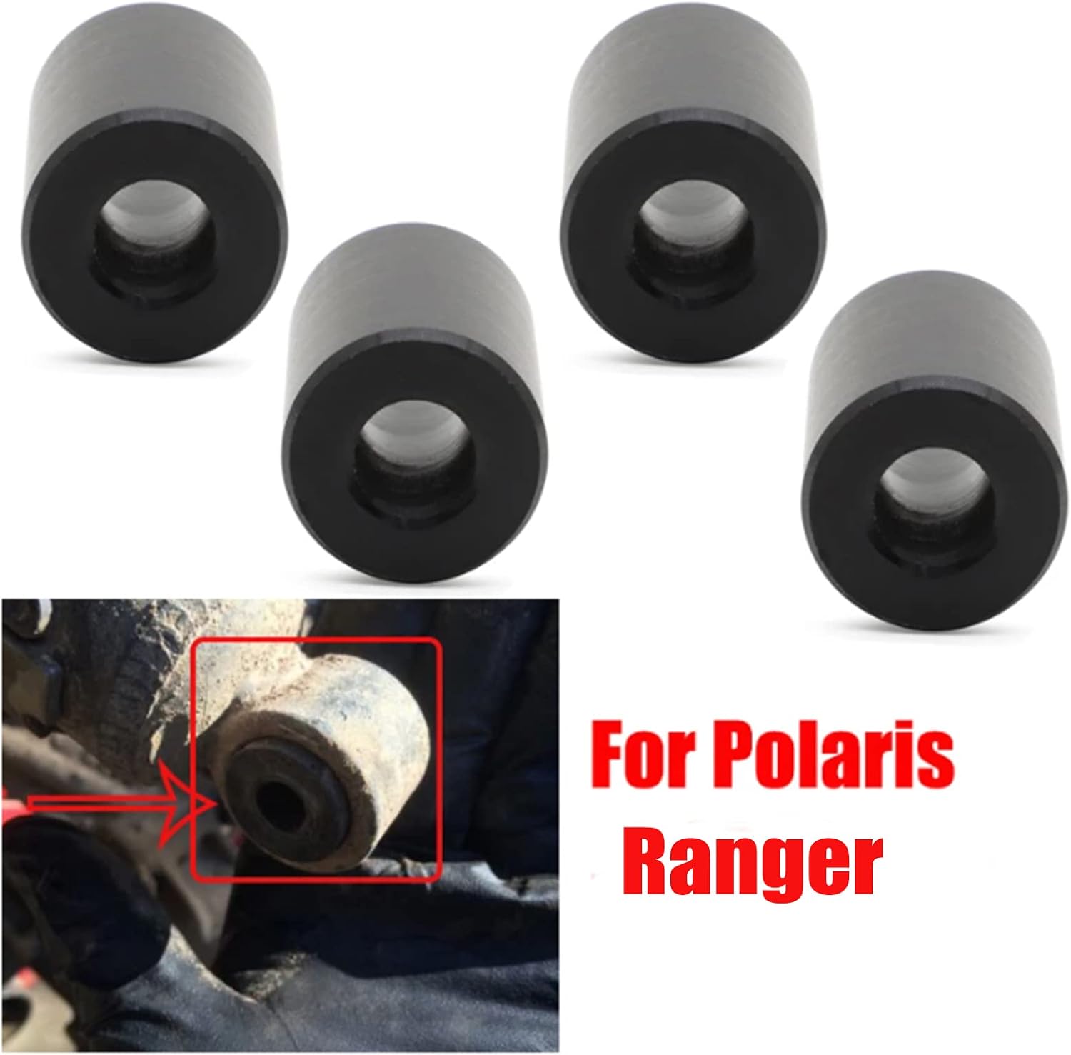 7043394 Shock Bushings for Polaris Sportsman 400 Sportsman 500 WORKER Front Shock Bushing for Ranger 400 500 570 800 900 Crew 1000 Diesel RZR 900 800S Replace 7041770