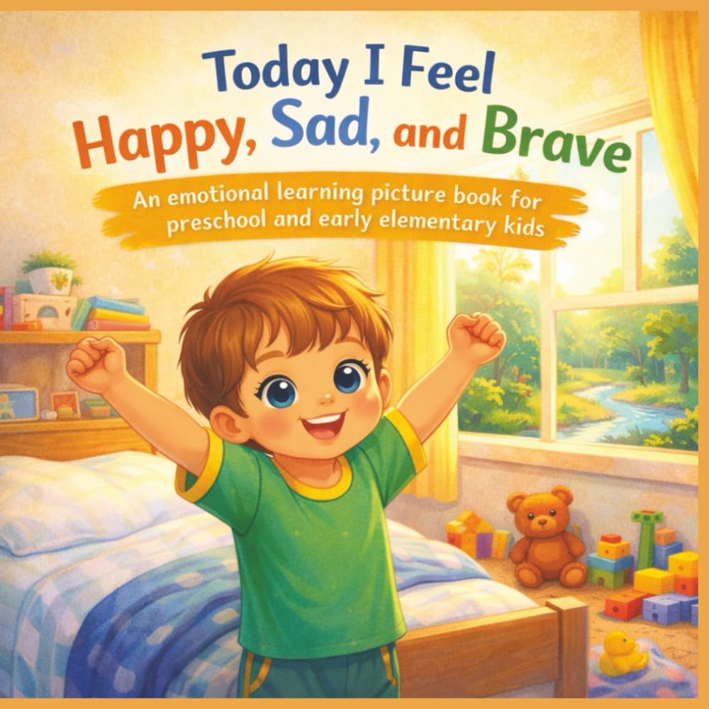 Today I Feel Happy, Sad, and Brave: An emotional learning picture book for preschool and early elementary kids