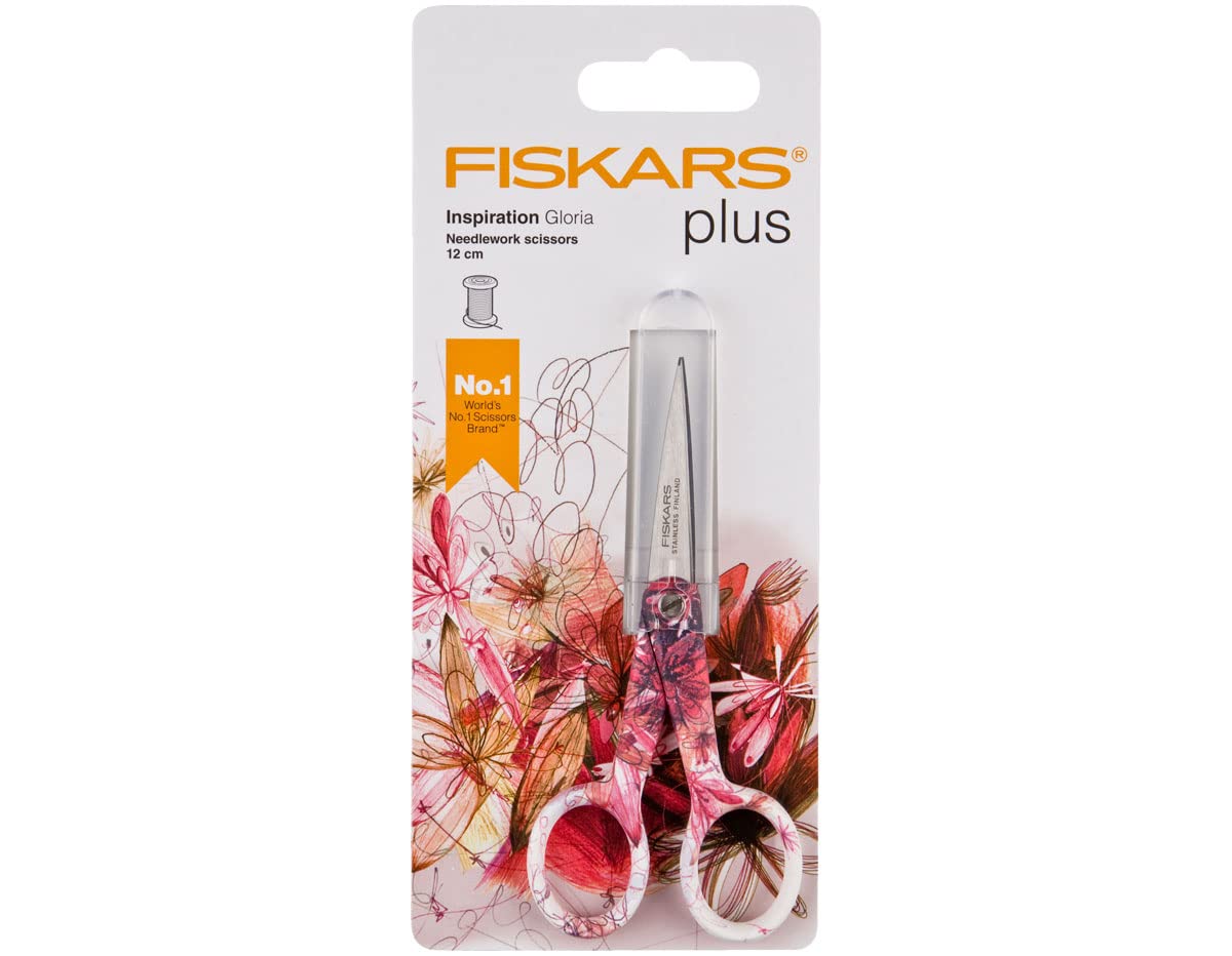Fiskars Forbici di precisione per bosso, Lunghezza: 26 cm, Lama in acciaio di qualità/Plastica, Nero/Arancione, S50, 1000557