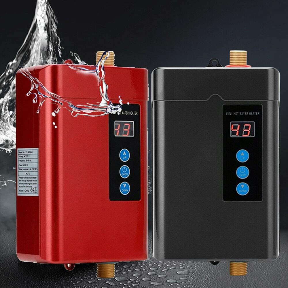110V Mini Hot Water Heater, Instant Electric Tankless Hot Water Heater