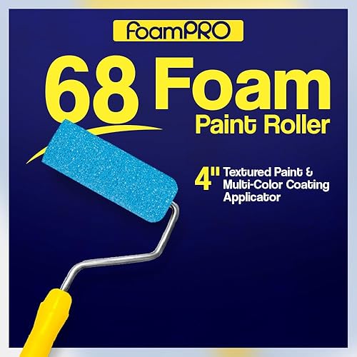 Miniatura 2 de FoamPRO 69 repuestos de rodillo de pintura de espuma, 4 pulgadas